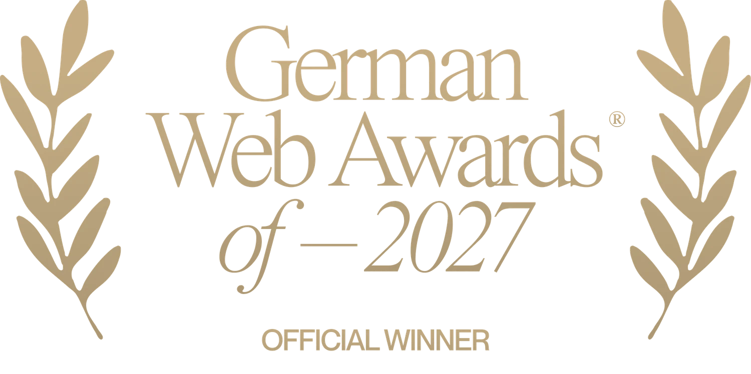 Auszeichnung German Web Awards 2027 für Glanzbox